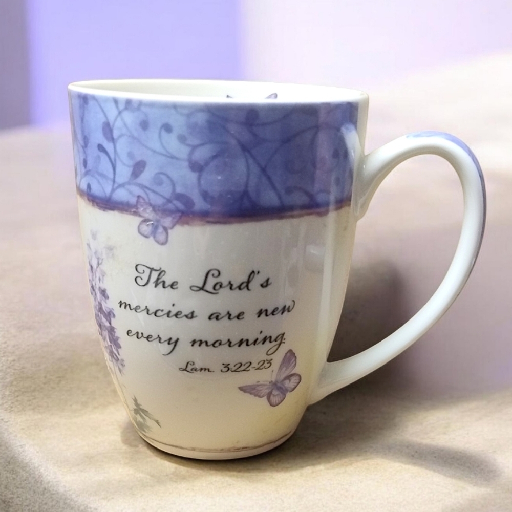 The Lord's Mercies Are New Every Morning Coffee Mug - Lam. 3:22-23 Christian ✝️
